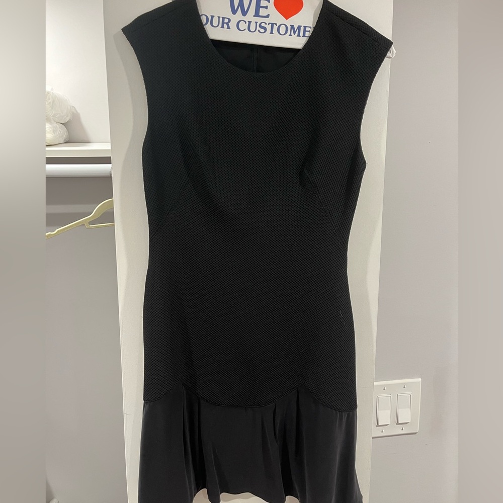 Black mini dress - so flattering
